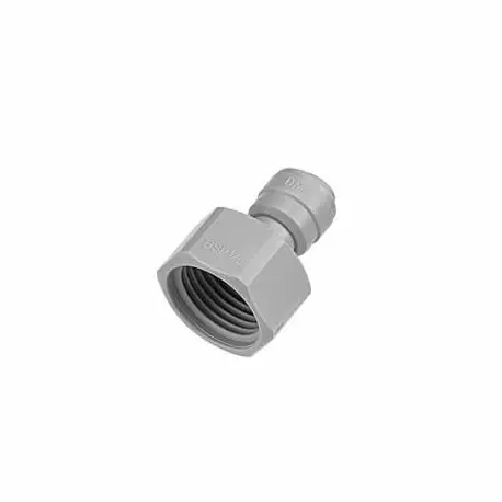 1/2" Bsp Female To 3/8" Press-In Tube Connector 1