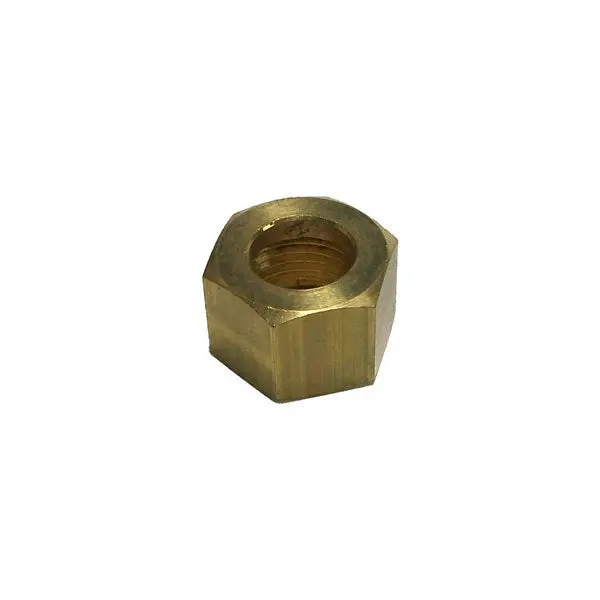 1/2-Inch Pipe End Cap Nut – Brass Or Stainless Steel 1