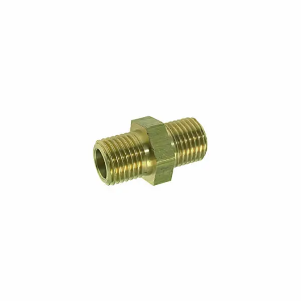 1/2" Male X 1/2" Male Bsp Brass Nipple – Standard Length 1