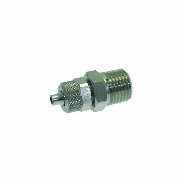 1/4 Inch Male Thread To 6 Mm Barb Straight Fitting 1