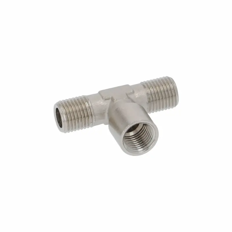1/4" Male–Female–Male Bspp T-Fitting 1