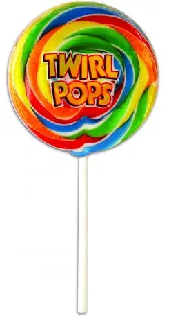 1.5-Ounce Twirl Pop Lollipop – Individually Wrapped 1