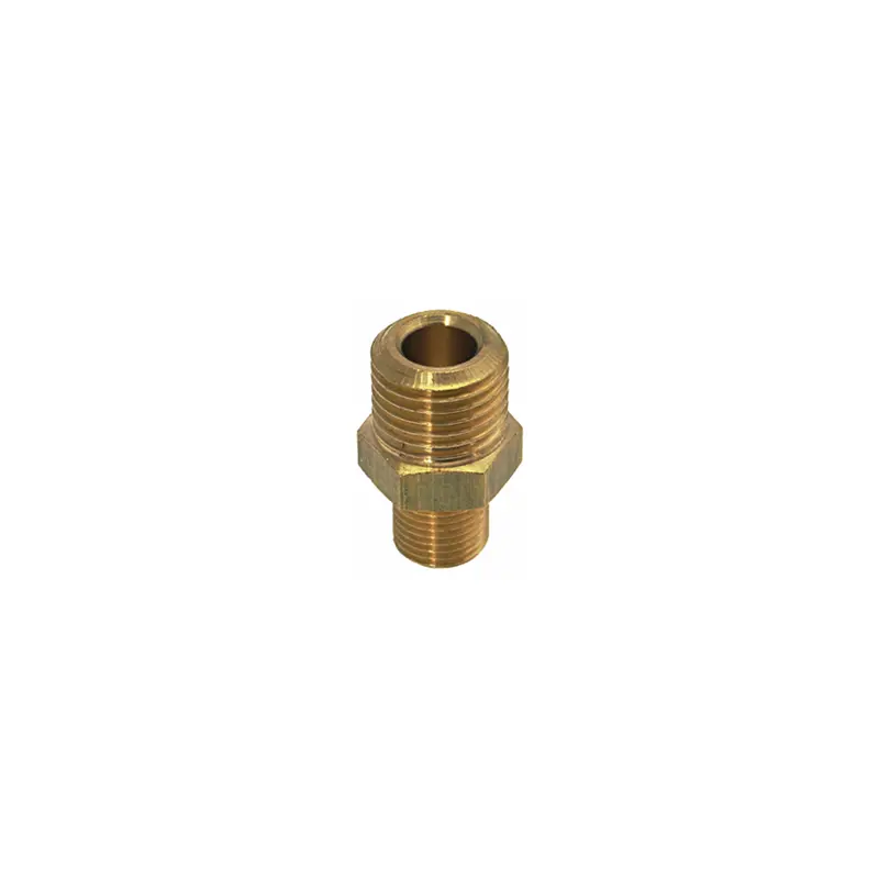 1/8" Male Bsp To 1/4" Male Bsp Straight Adapter Fitting 1