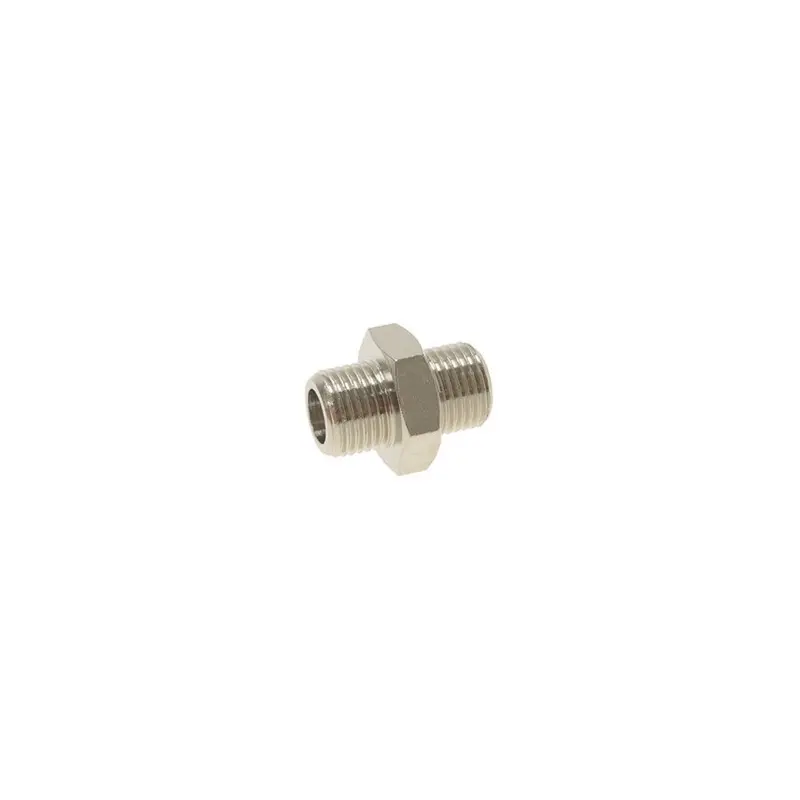 1/8" Male Bsp To 1/8" Male Bsp Brass Compression Fitting 1