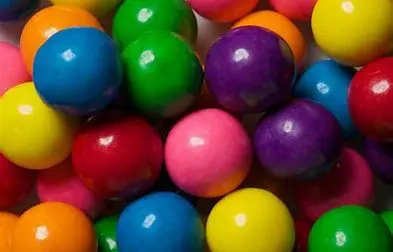 1-Inch Assorted-Color Gumballs – 8-Ounce Bulk Bag 1