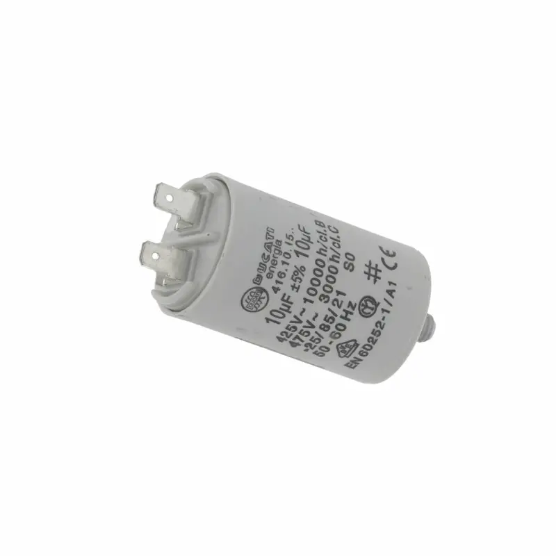 10 Μf Two-Terminal Ac Motor Run Capacitor 1