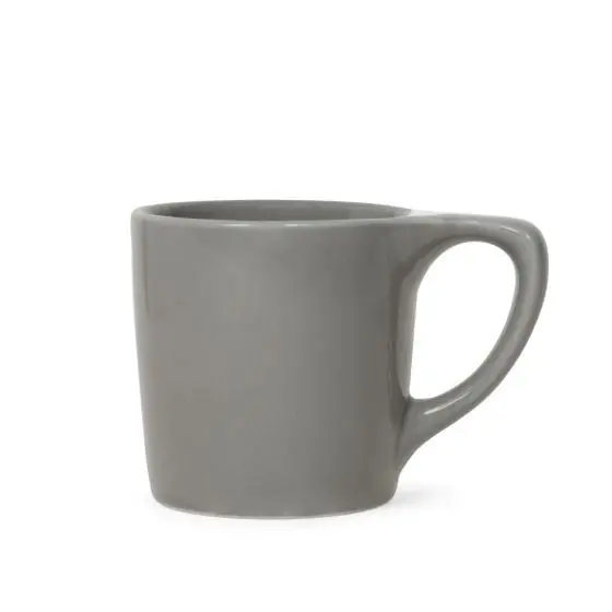 10 Oz Lino Diner Ceramic Coffee Mug – Stone Gray 1