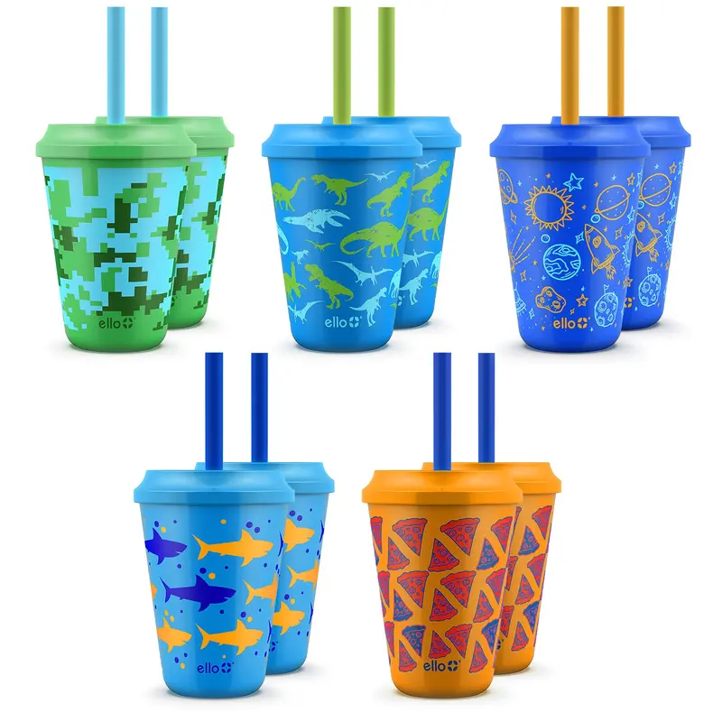 10-Pack Of 12 Oz Color-Changing Kids Cups 1