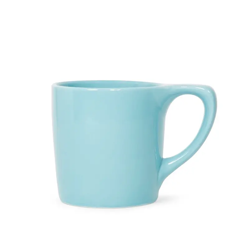 10Oz Lino Diner Ceramic Coffee Mug – Blue 1