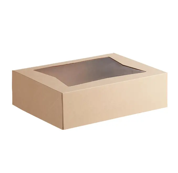 10X14 Rectangular Gift Box With Transparent Window Panel 1