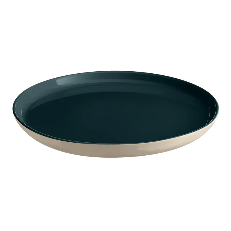11-Inch Everyday Ceramic Dinner Plate – Modern Rimmed Design 1