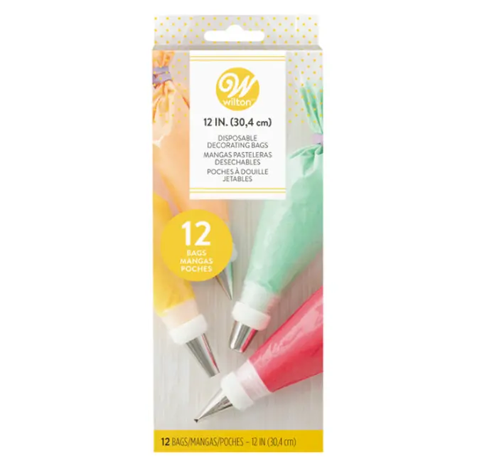 12-Inch Disposable Food-Safe Bags – Pack Of 12 1