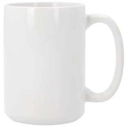 15 Oz White Sublimation Mug – No Box Included 1