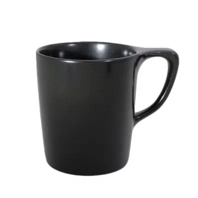 16Oz Lino Ceramic Coffee Mug – Matte Black Finish 1