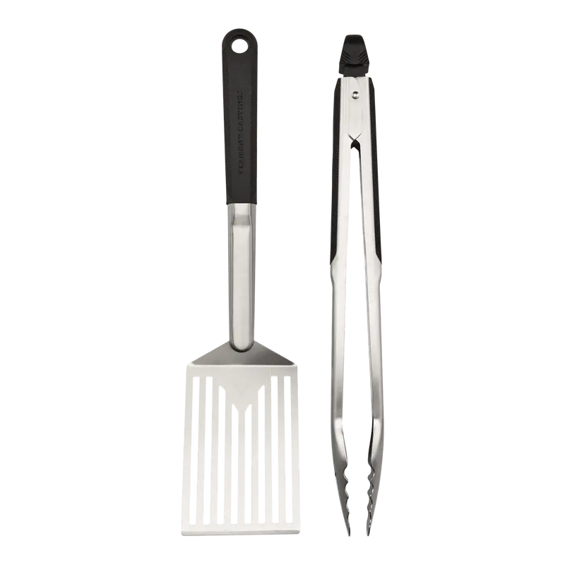 2-Piece Stainless Steel Bbq Grill Tool Set – Vermont Castings 1