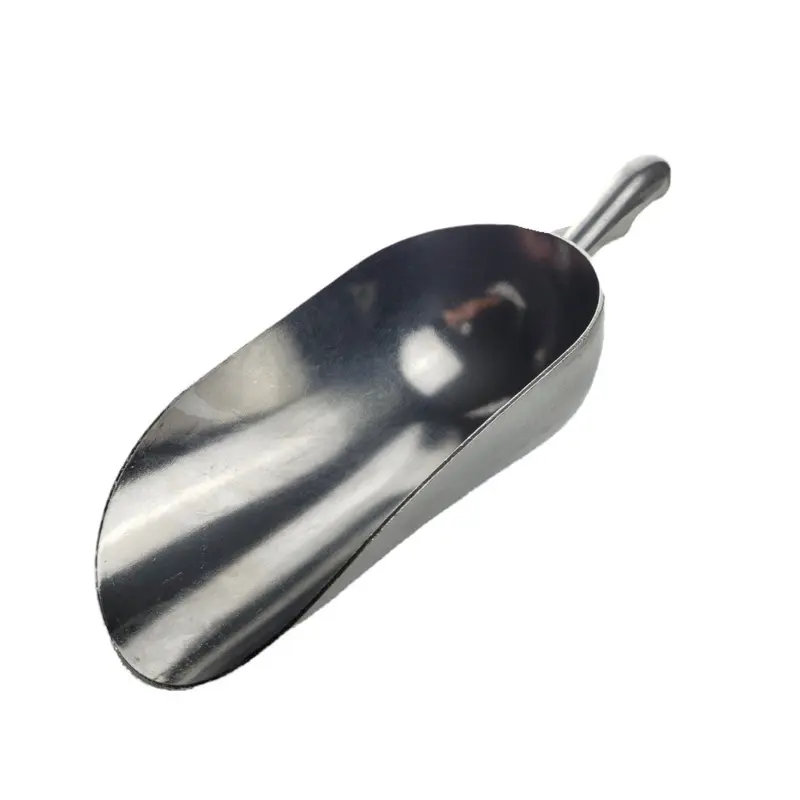 24 Oz Aluminum Ice Scoop For Beverage Service 1