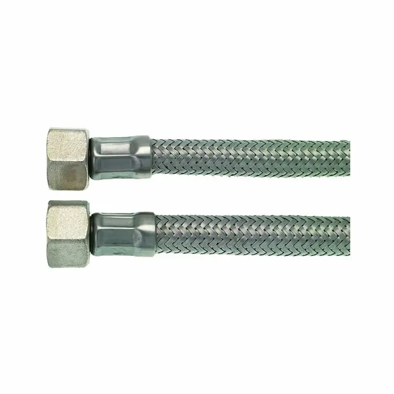 3/8" Bsp Female-To-Female Stainless Steel Flex Hose – 150 Cm (59") 1
