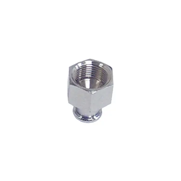 3/8" Short Straight Single-Spout Portafilter Tip 1