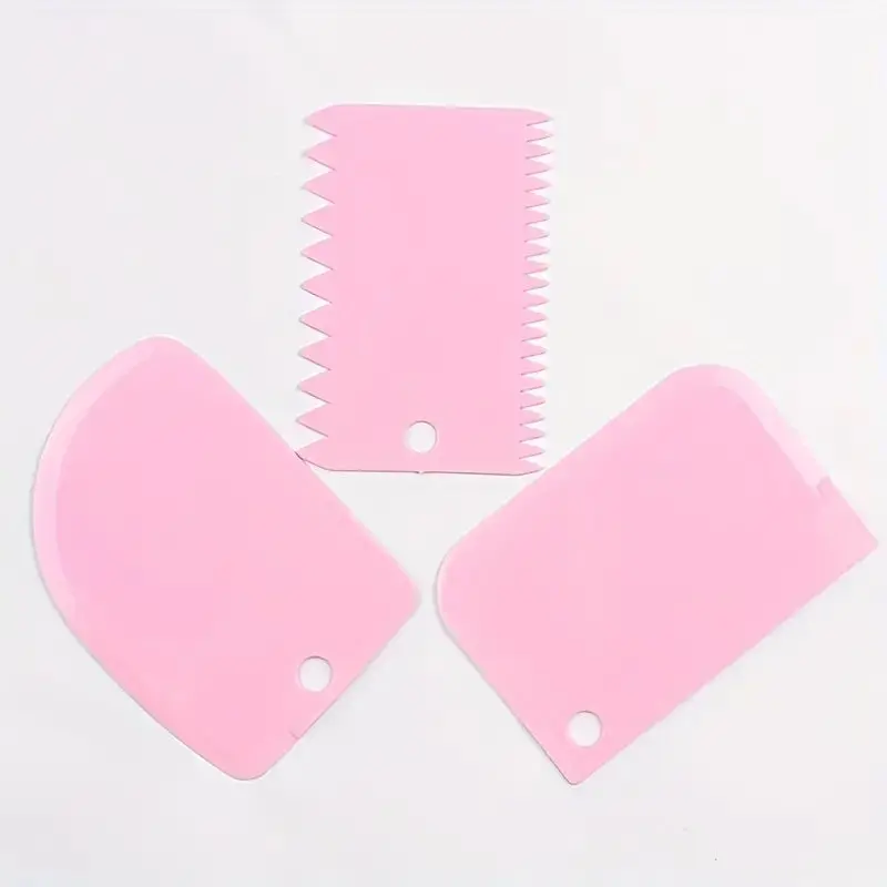 3-Piece Flexible Cake Scraper & Smoother Kit 1