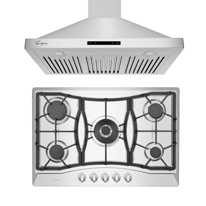 30" Gas Cooktop And 30" Range Hood Combo – Model 30Gc21 + 30Rh03 1