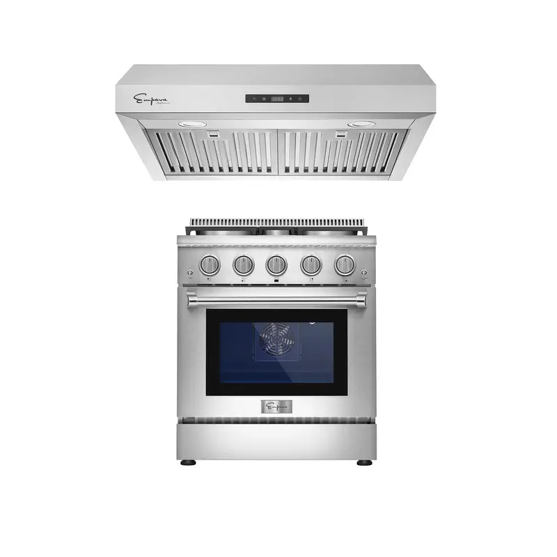 30" Gas Range And 30" Range Hood Combo – Model 30Gr03 + 30Rh06 1