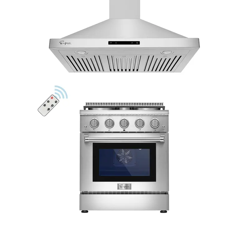 30" Gas Range And 30" Range Hood Kit – Model 30Gr03 + 30Rh03 1