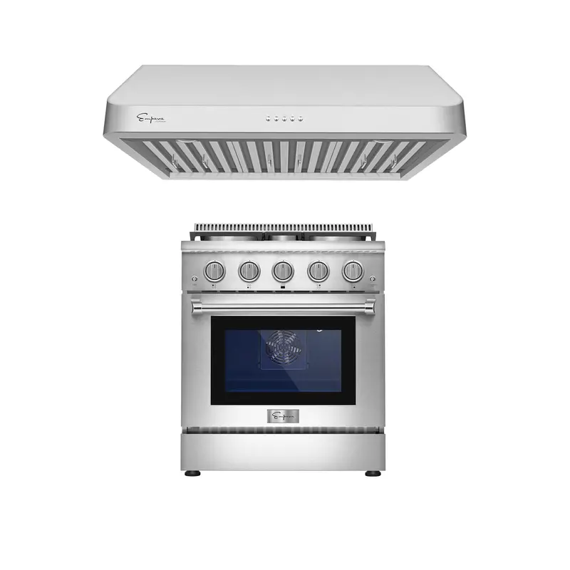 30" Gas Range And 30" Range Hood Set – Model 30Gr03 + 30Rh01 1