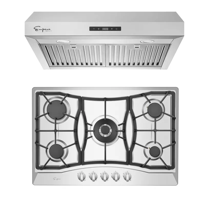 30-Inch Gas Cooktop And Range Hood Bundle – Model 30Gc21 + 30Rh07 1