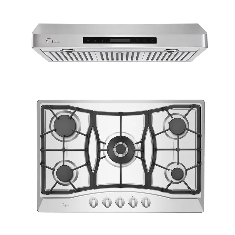 30-Inch Gas Cooktop And Range Hood Pair – Model 30Gc21 + 30Rh13 1