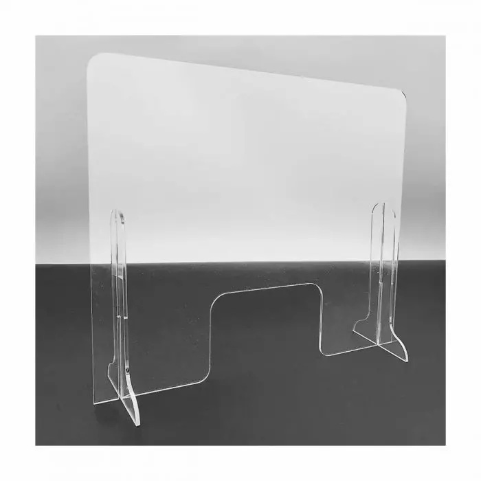 30″ × 32″ Acrylic Counter Shield – Clear Protective Barrier 1