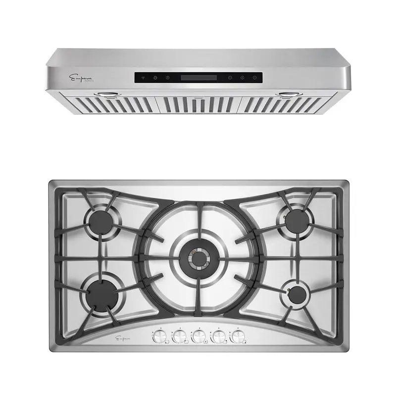 36-Inch Gas Cooktop & Range Hood Bundle – Model 36Gc22 + 36Rh14 1