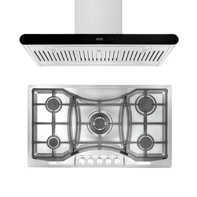 36-Inch Gas Cooktop With Matching Ventilation Hood – Model 36Gc24 + 36Rh10 1