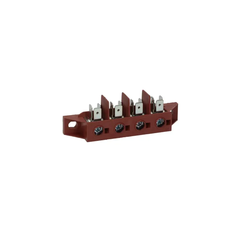 4-Pole 40A 600V Screw-Type Terminal Block – Model Fv173 1