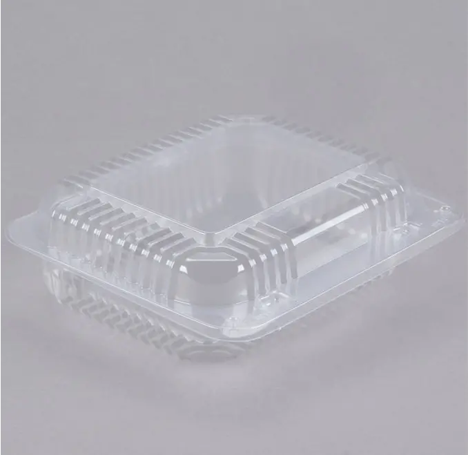 7" X 6" Oblong Clamshell Bakery Packaging 1