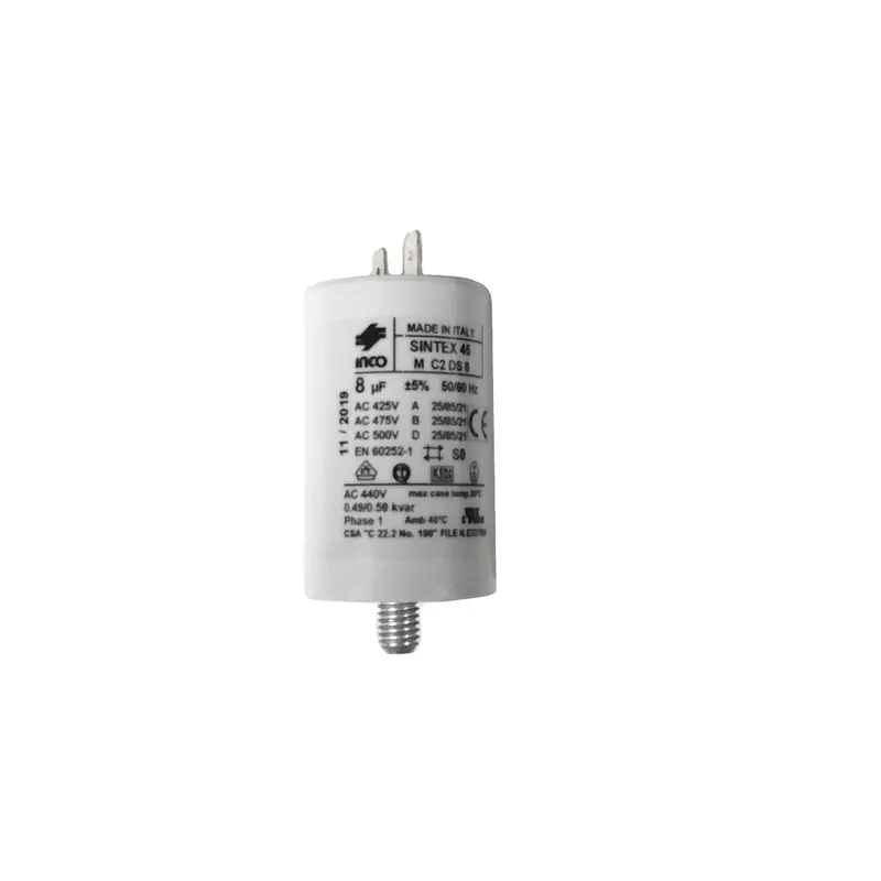 8Μf Motor Start Capacitor For Espresso Grinder Applications 1