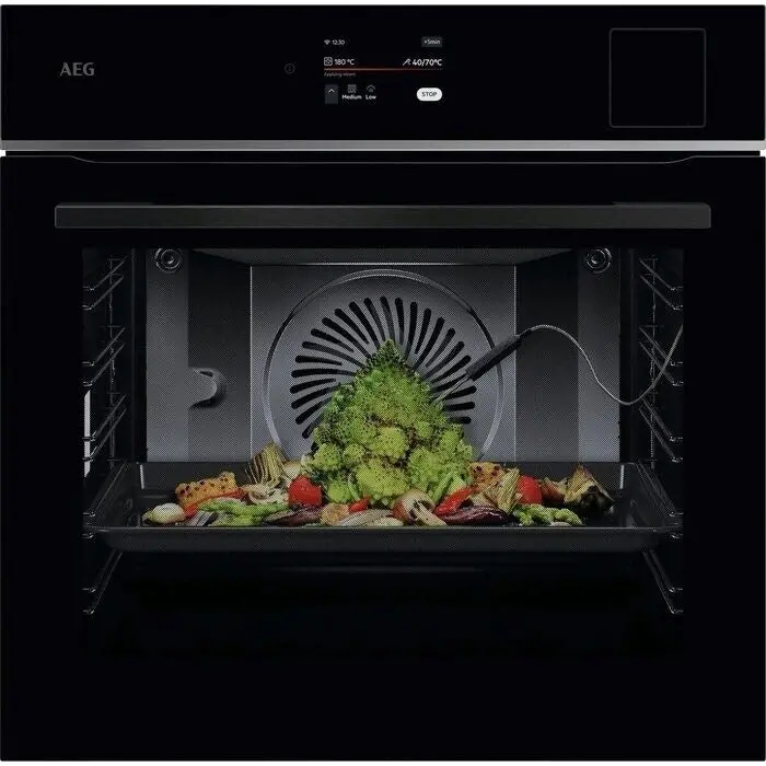 Aeg Tp8Sb731Ab 8000 Series Black Built-In Single Oven – Touch Controls, Precision Baking 1