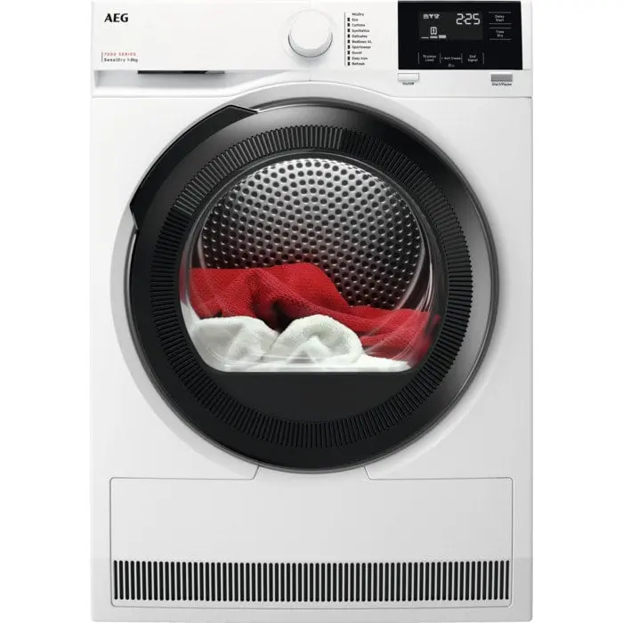Aeg Tr718A4B 7000 Series 8Kg Heat Pump Dryer – Smart Sensors & Anti-Crease Function 1