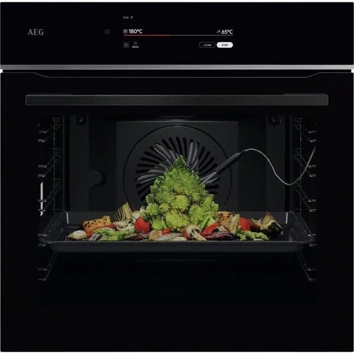 Aeg Tt9Pb831Ab 9000 Series Black Built-In Single Oven – Touch Controls, Precision Pro Cooking System 1