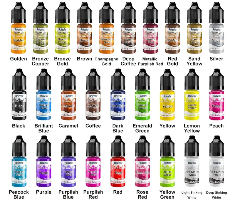 Alcohol-Based Resin Dye Ink 1