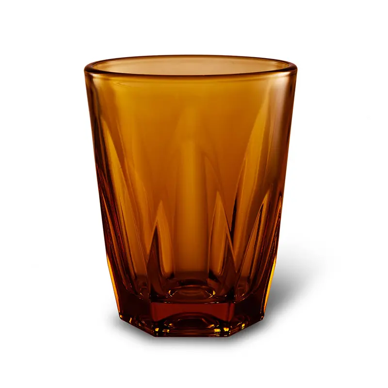 Amber 12 Oz Vero Latte Glass 1