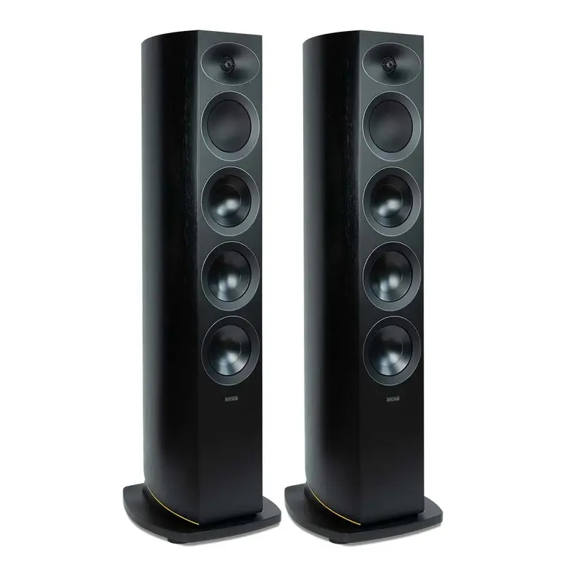 Arcam Radia R35 Floorstanding Speakers – Balanced Performance & Elegant Profile (Black Pair) 1