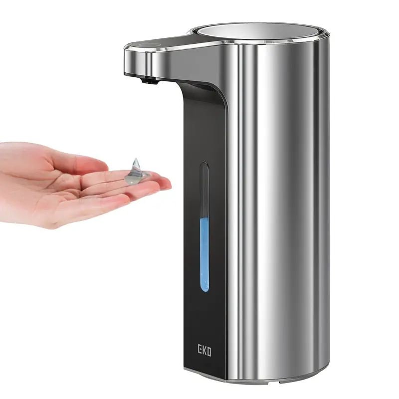 Aroma Pro Touchless Liquid Soap Dispenser – 13.5 Fl Oz, Chrome Metallic 1