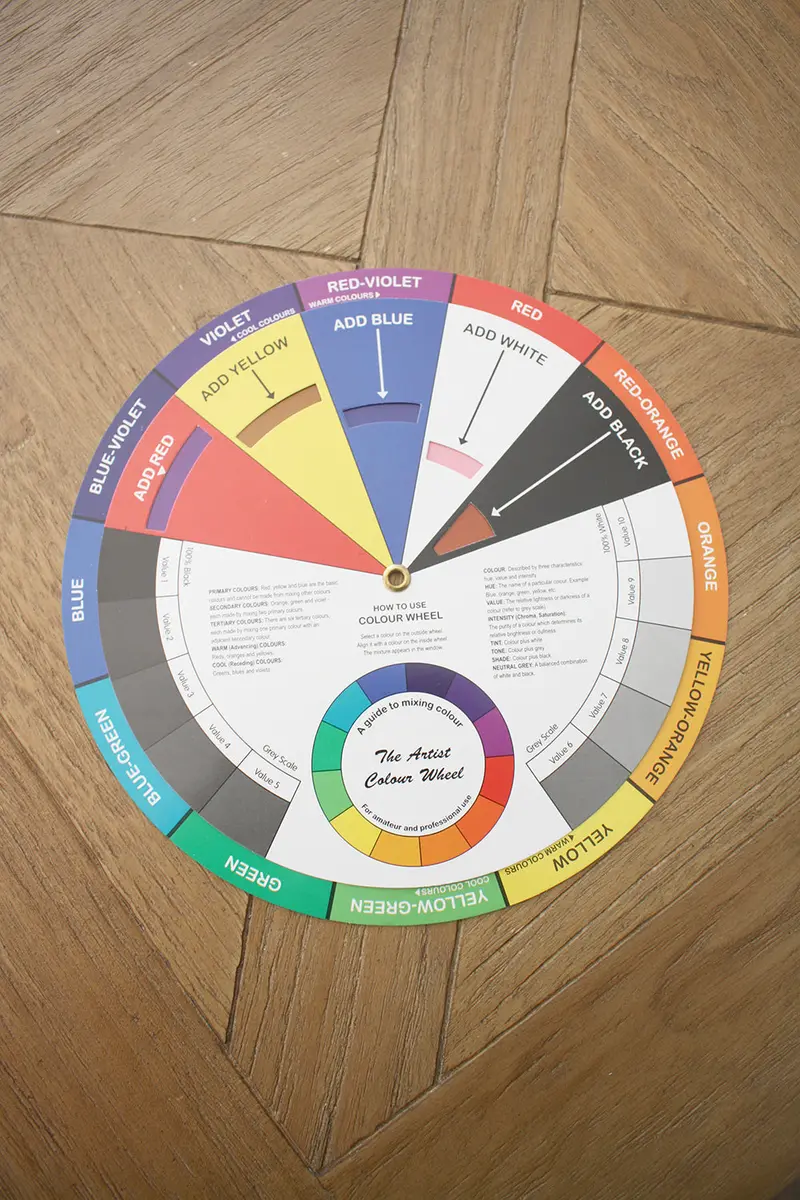 Artist’S Colour Wheel – 23 Cm Diameter, Premium Educational Tool 1