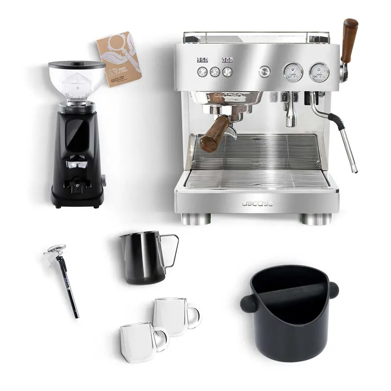 Ascaso Baby T + Allground Espresso Machine Kit – Inox/Black 1