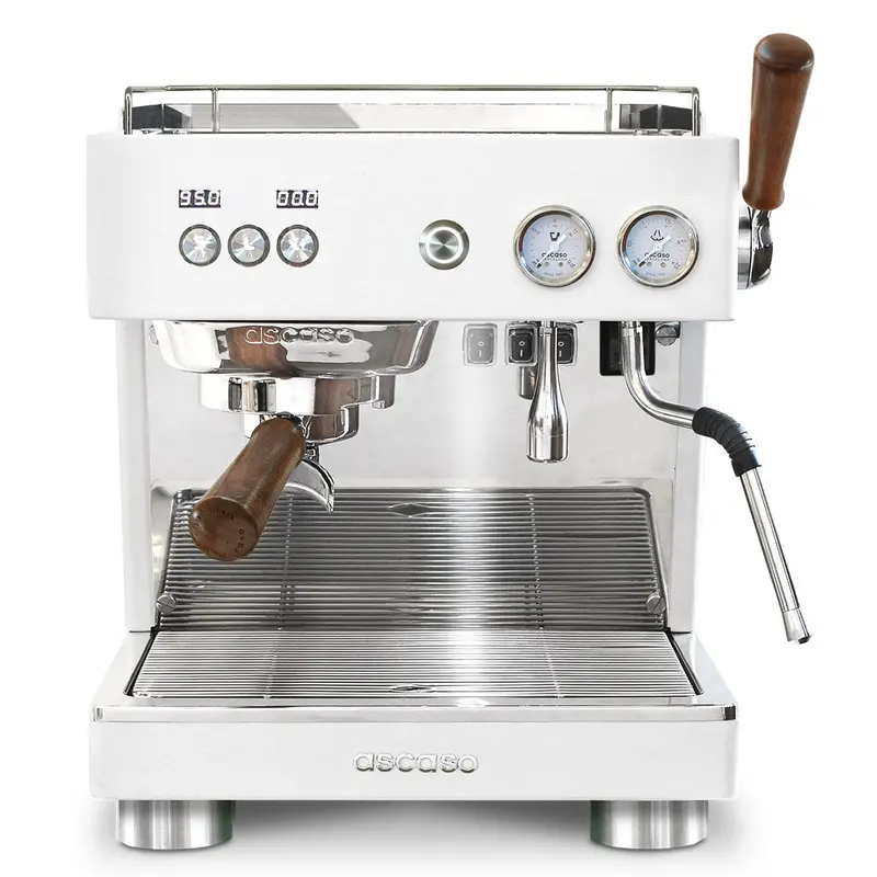 Ascaso Baby T Plus Single-Group Automatic Espresso Machine – Gloss White 1