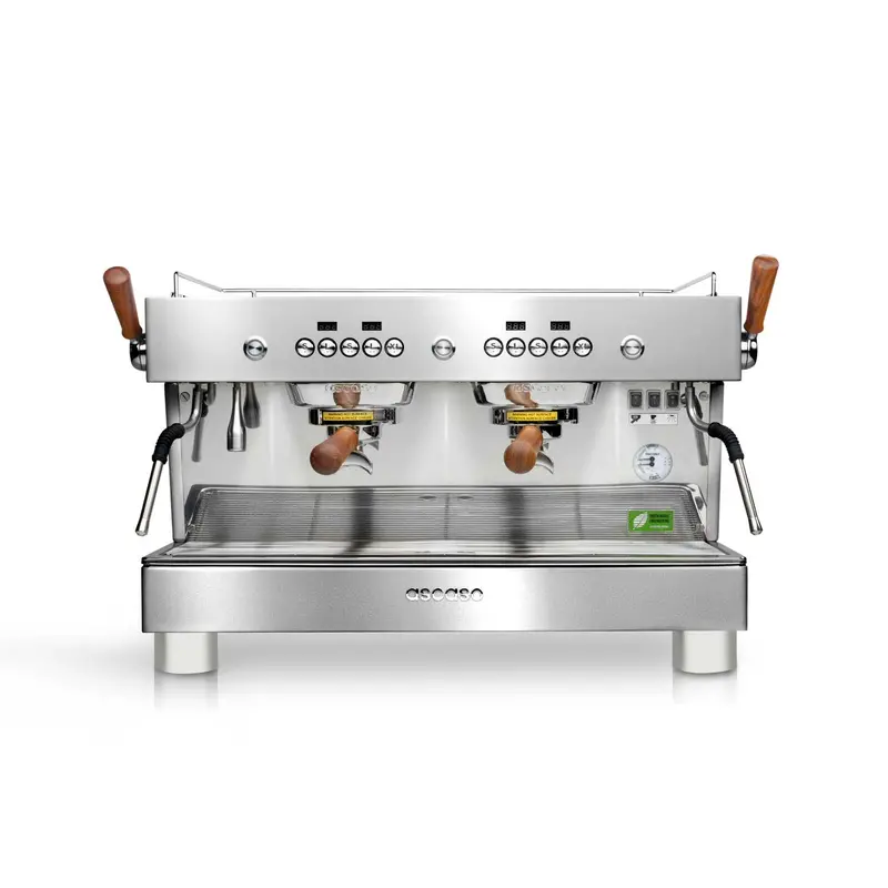 Ascaso Barista T Plus Dual-Group Automatic Espresso Machine – Stainless Steel 1