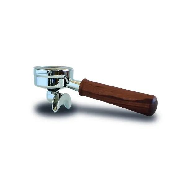 Ascaso Double Portafilter With Walnut Wood Handle 1