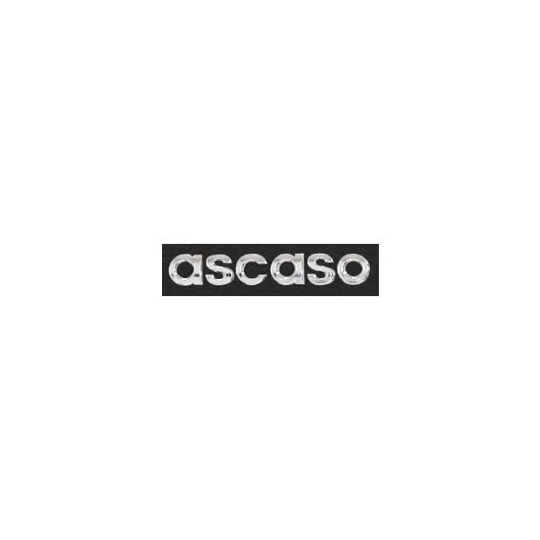 Ascaso Stainless Steel Adhesive Logo Decal 1