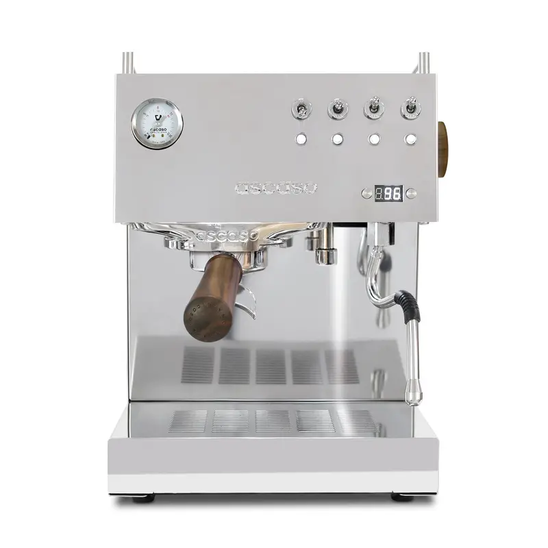 Ascaso Steel Duo Pid Espresso Machine – Dual Thermoblock, 120V, Brushed Stainless Finish 1