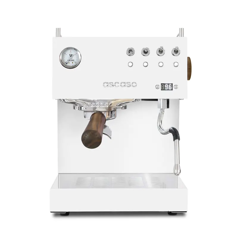 Ascaso Steel Uno Pid Espresso Machine – Single Thermoblock, 120V, Matte White Finish 1